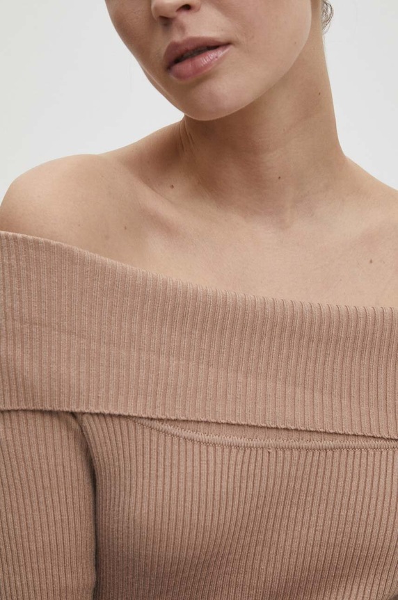 Answear.LAB sukienka 6340.HWK beżowy