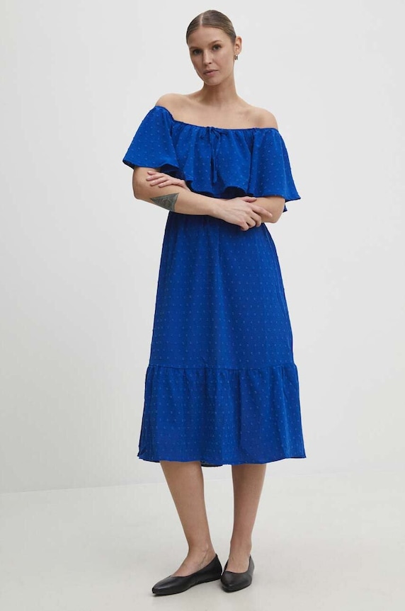Answear Lab rochie NL233928.gdb albastru WW24