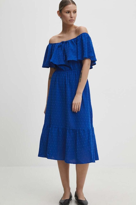 Answear Lab rochie albastru NL233928.gdb