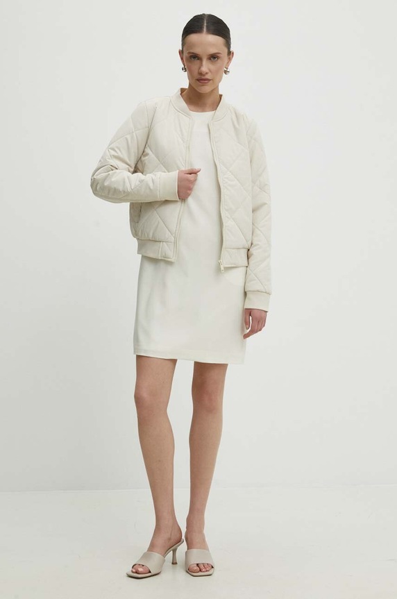 Answear.LAB sukienka pk2673.ijs beżowy WW24