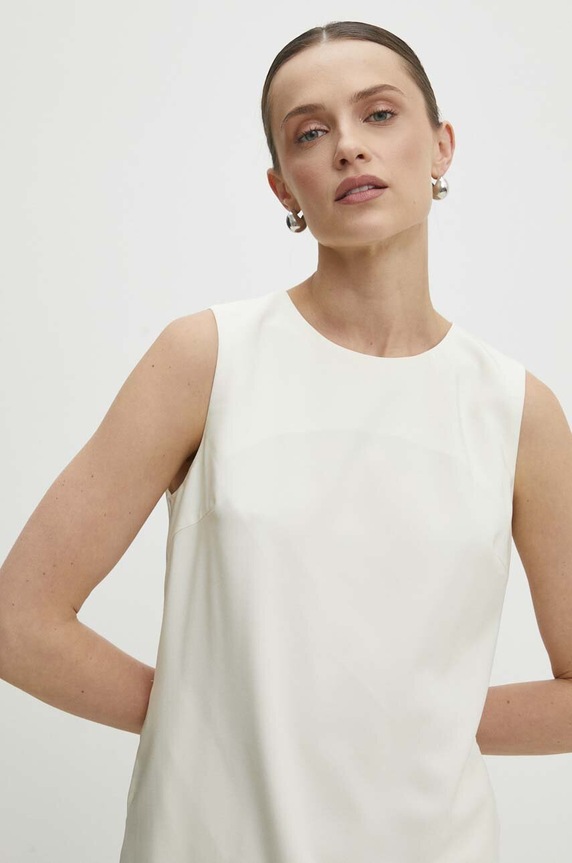 Answear.LAB sukienka beżowy pk2673.ijs