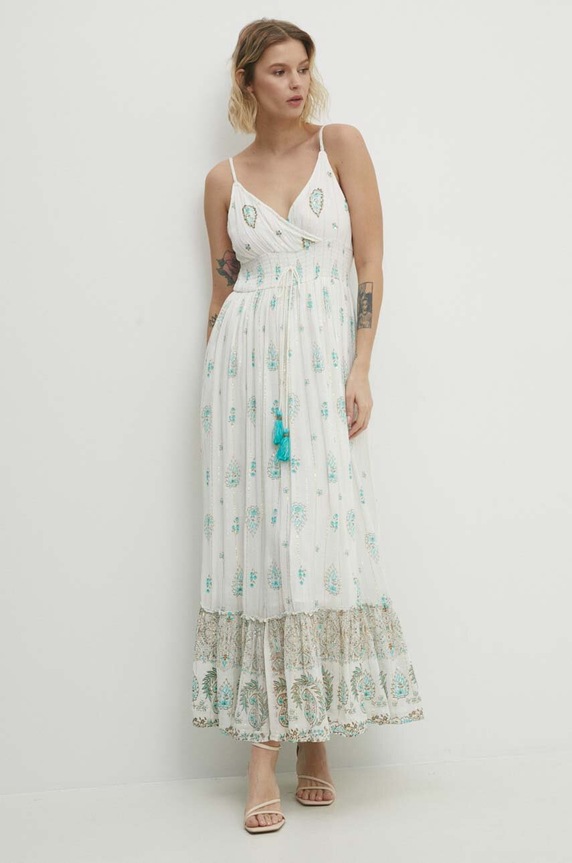 Φόρεμα Answear.LAB 21034.HWK τιρκουάζ WW24