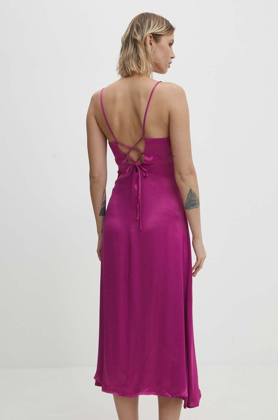 Odzież Answear Lab sukienka 11916.td różowy