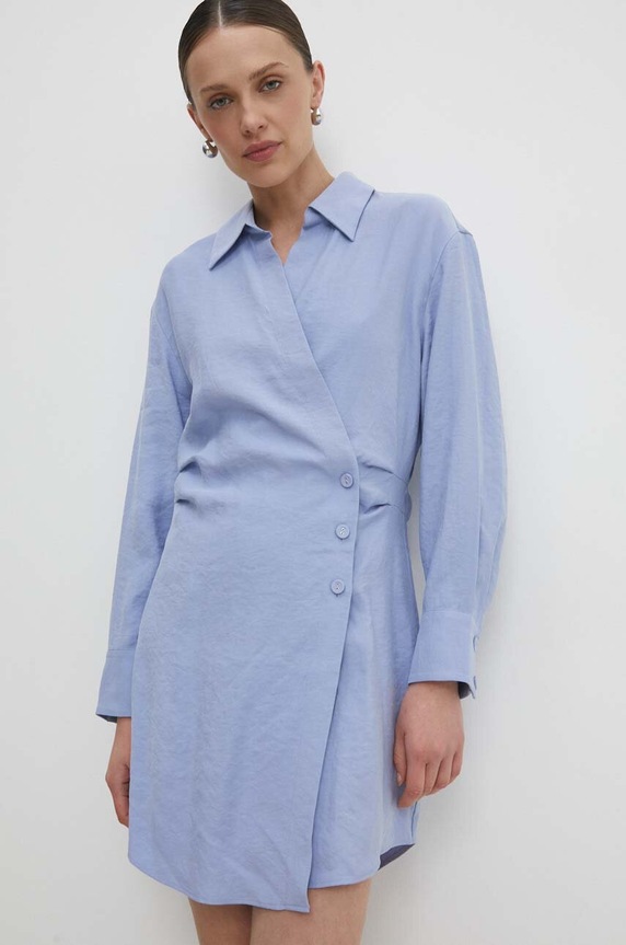 Answear Lab rochie albastru mlk.ssd03l.tjs