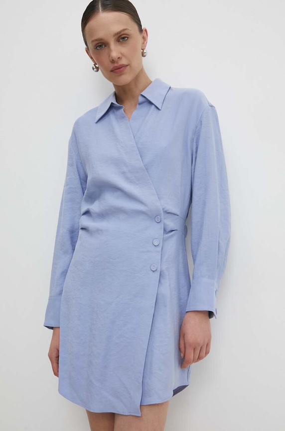 Answear Lab rochie albastru mlk.ssd03l.tjs