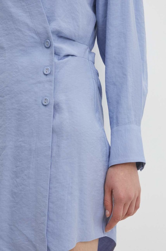 Answear Lab rochie mlk.ssd03l.tjs albastru