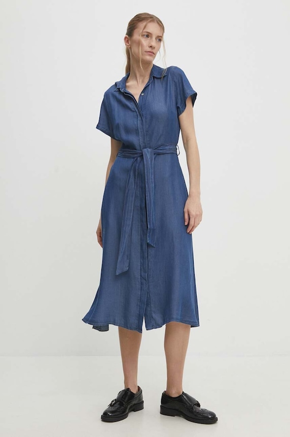 Answear Lab rochie fixat albastru 94598ab.ijs