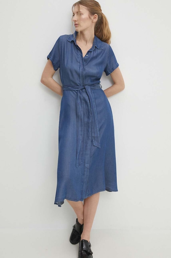 Answear Lab rochie 94598ab.ijs albastru WW24