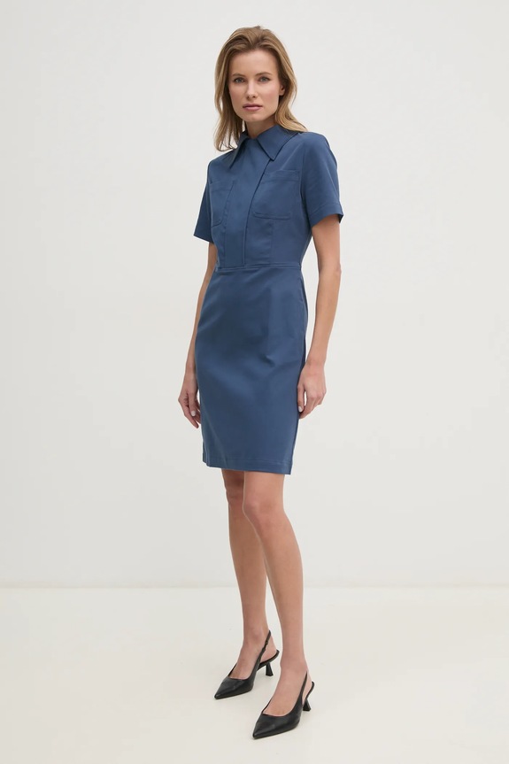 Answear Lab rochie pk2680.ijs albastru WW24
