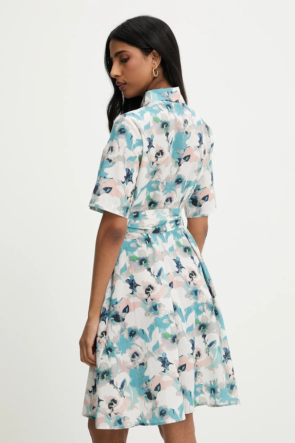 Ρούχα Βαμβακερό φόρεμα Answear.LAB pk2723.ijs τιρκουάζ