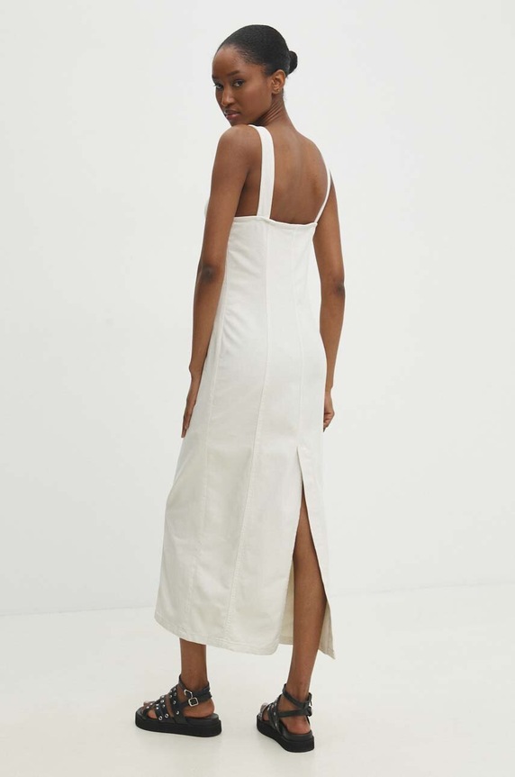 Answear.LAB sukienka jeansowa 2597.ijs beżowy WZ24