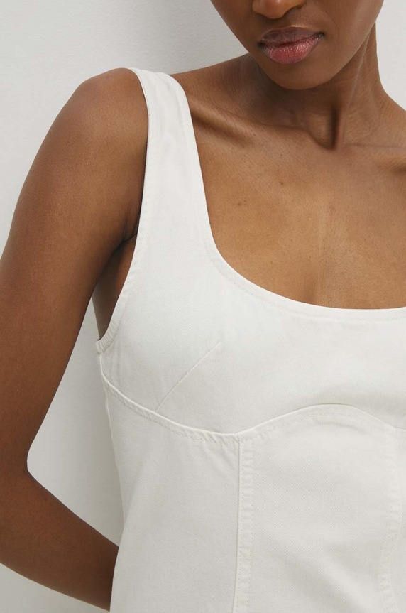 Answear.LAB sukienka jeansowa 2597.ijs beżowy