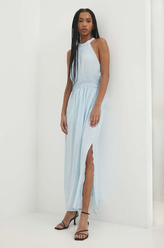 Answear Lab rochie maxi albastru 4367d.FWK