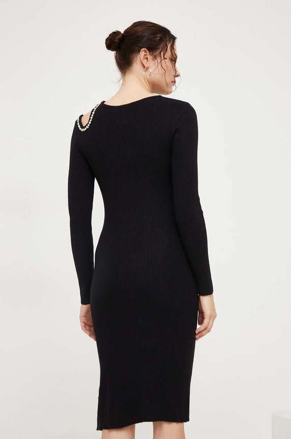 Odzież Answear.LAB sukienka NG235301.HWK czarny