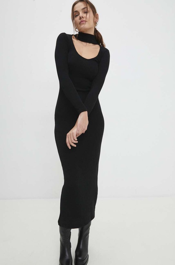 Answear.LAB sukienka sng.sud2.tjs czarny