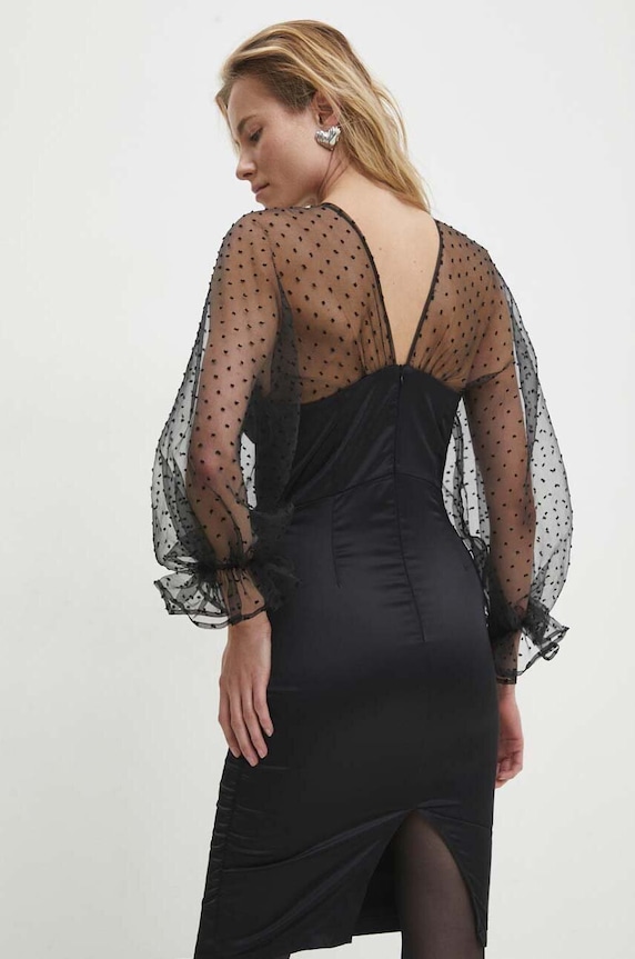 Answear Lab sukienka czarny w377.IW