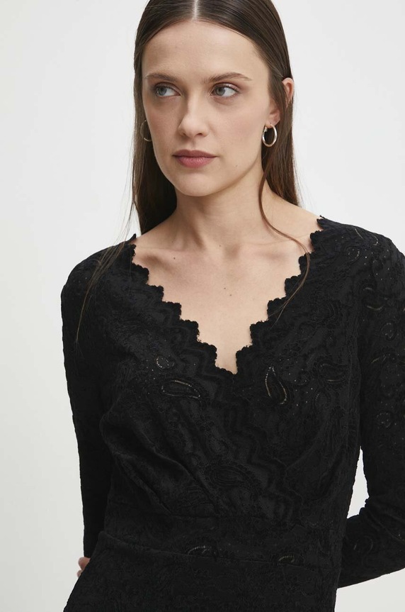 Φόρεμα Answear.LAB μαύρο .0098.IKK