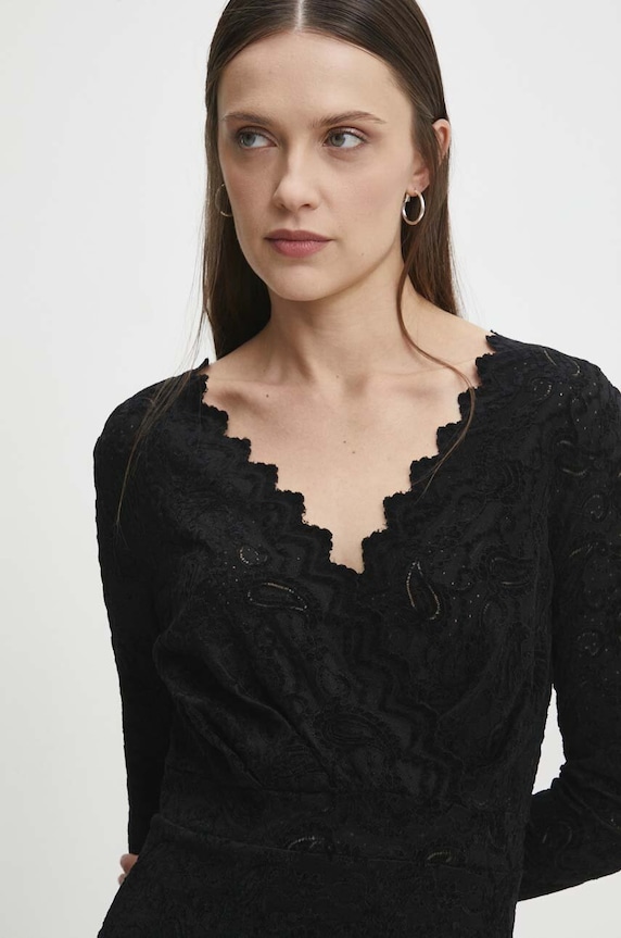 Φόρεμα Answear.LAB μαύρο .0098.IKK