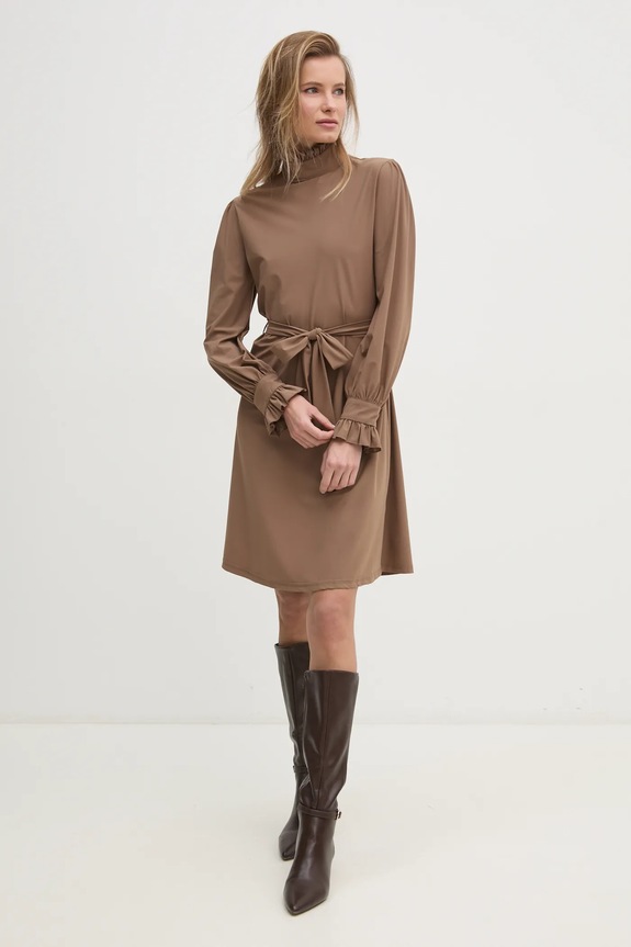 Φόρεμα Answear.LAB tl2010.IKK καφέ WW24