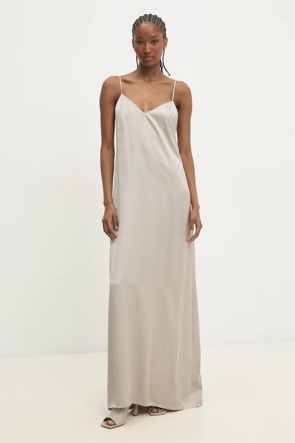 Odzież Answear.LAB sukienka 730.ijs. beżowy