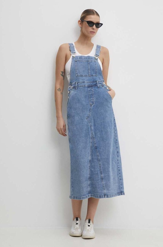 Φόρεμα τζιν Answear.LAB casual μπλε w7879.fh