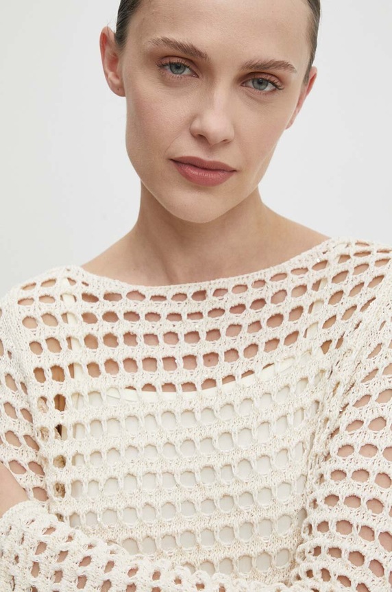 Answear Lab rochie bej tt4337.td