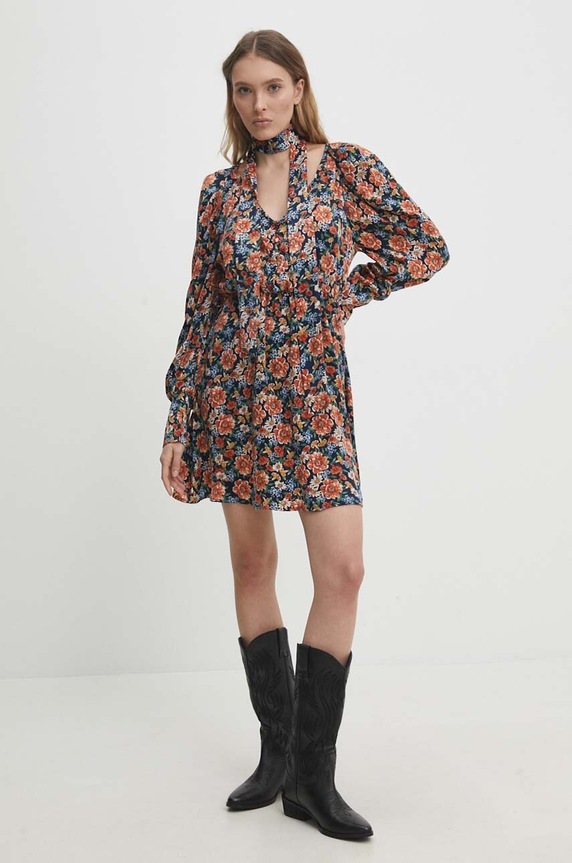 Answear.LAB sukienka casual granatowy 4066.ikk
