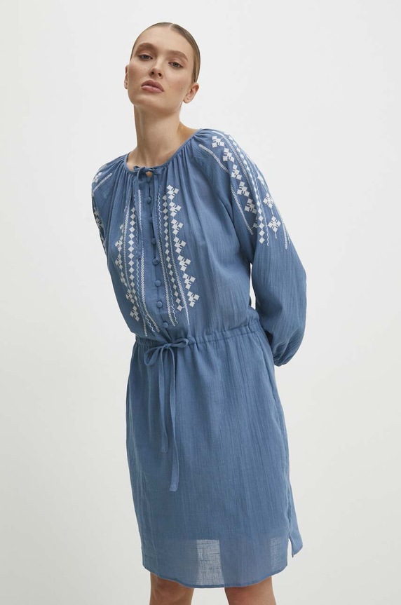 Answear Lab rochie albastru 26051.fjs