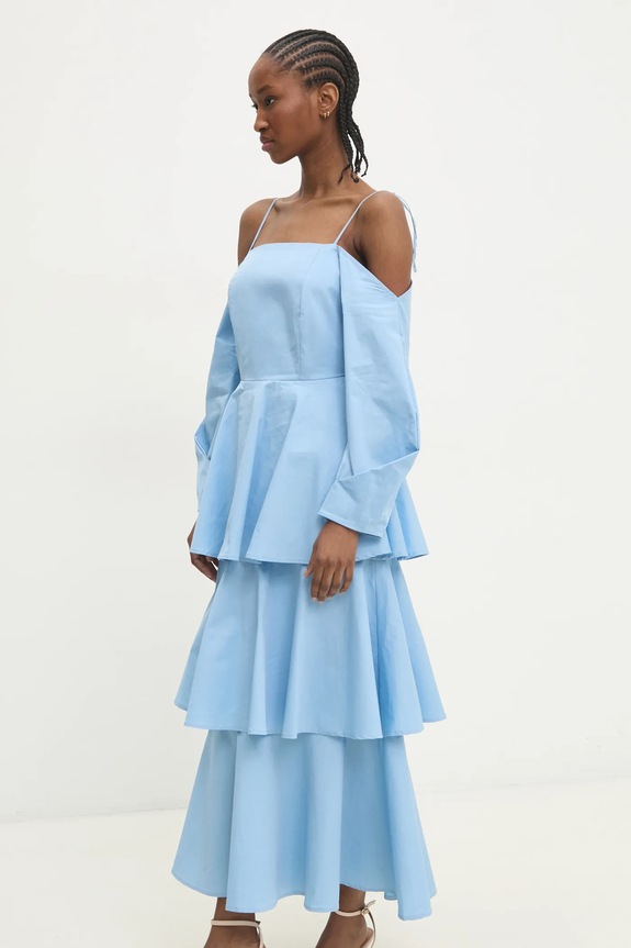 Answear.LAB sukienka d790265330.ijs niebieski WW24