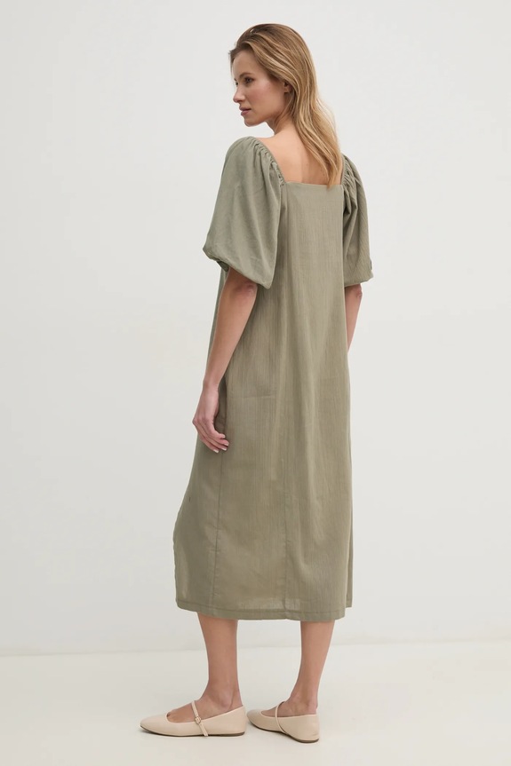 Answear.LAB sukienka bawełniana 35189.TWK zielony WW24