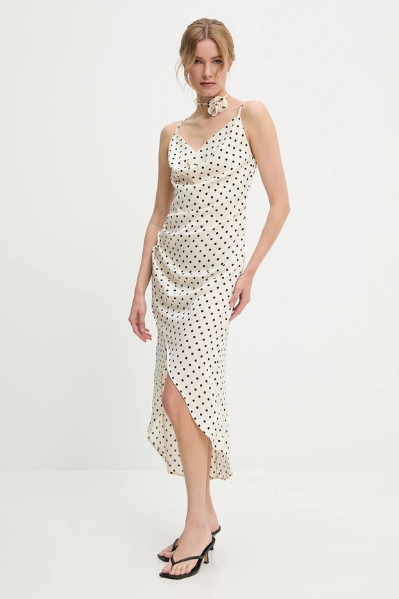 Answear.LAB vestito midi beige YS169.hh