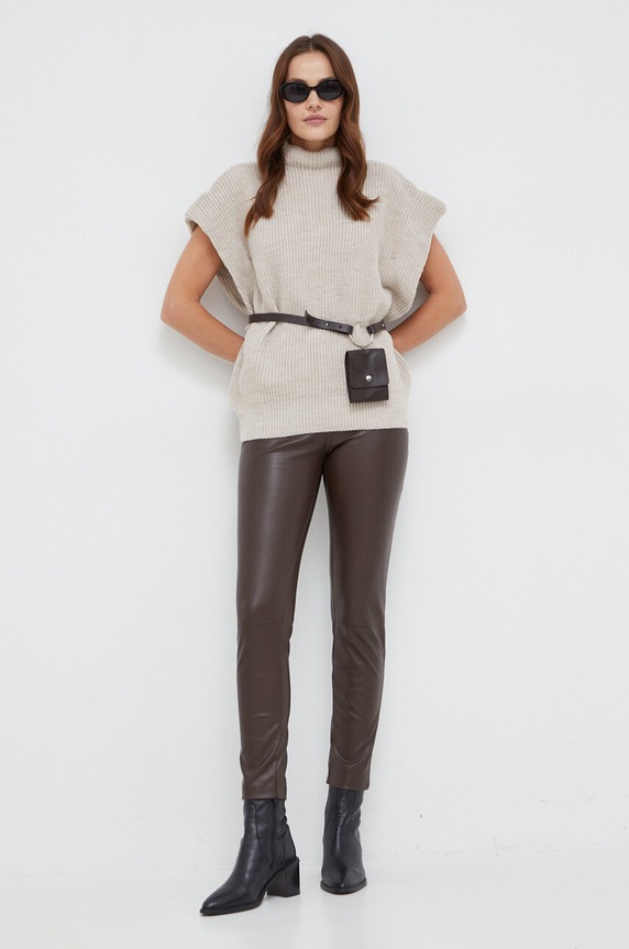 Pulover Answear.LAB 240175.tdb bež WW24