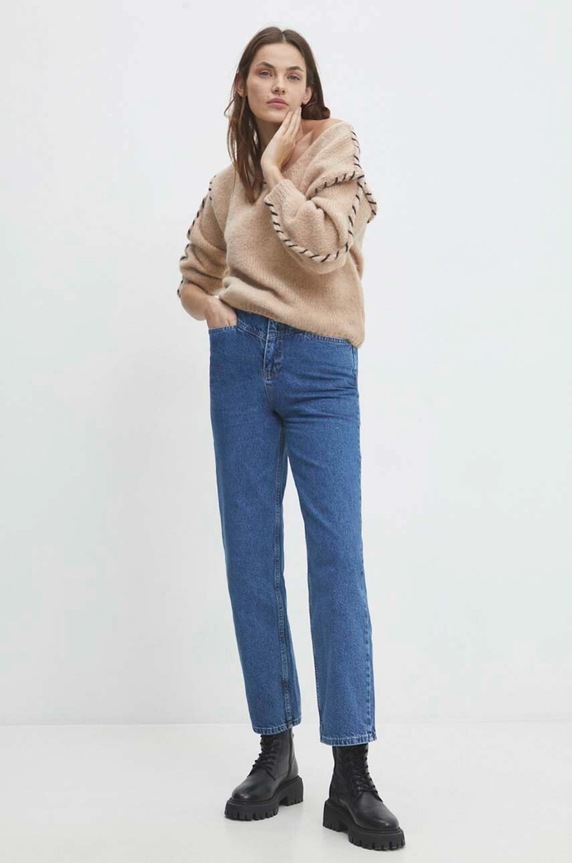 Answear.LAB pulóver barna CH5186.iw