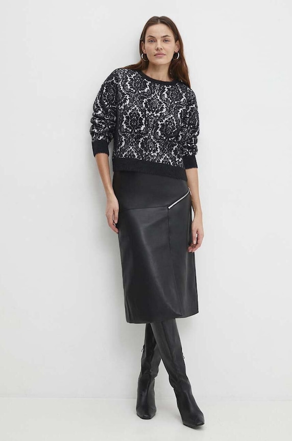 Answear.LAB sweter vb9128.iw czarny WW24