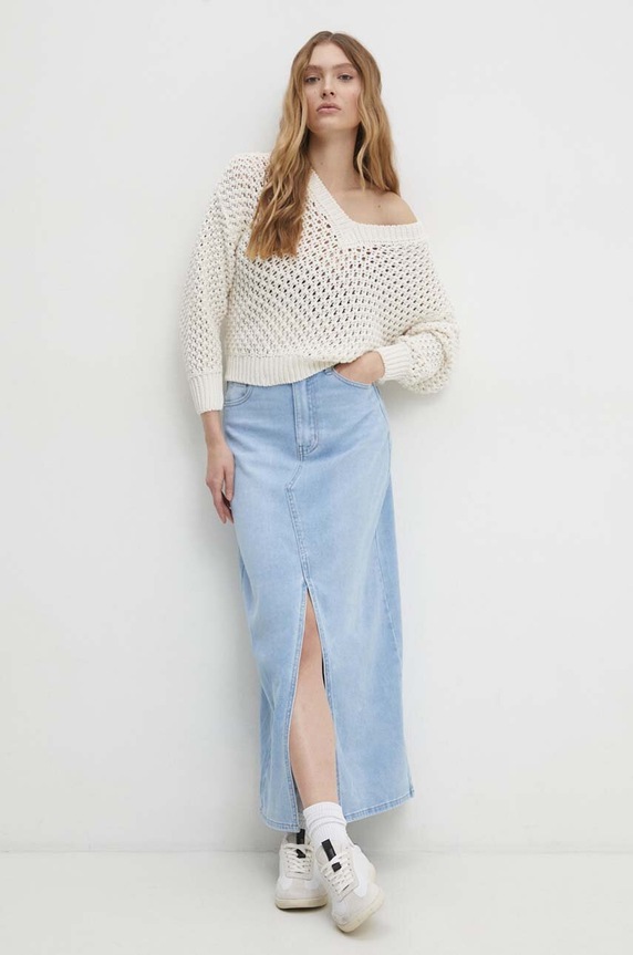 Answear Lab sweter 3296.tw beżowy WW24