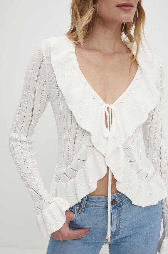 Answear Lab kardigan beżowy 60220.tjs