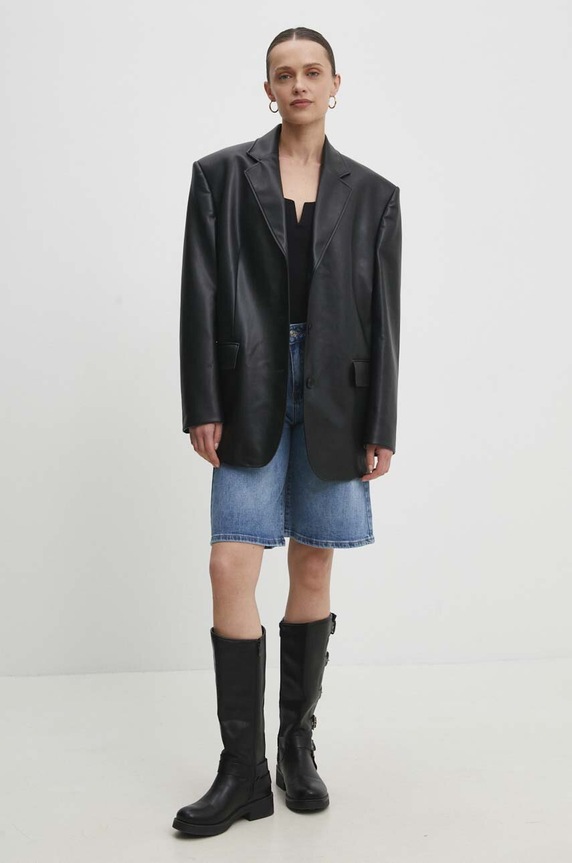 Jeans kratke hlače Answear.LAB l1027.id modra WW24