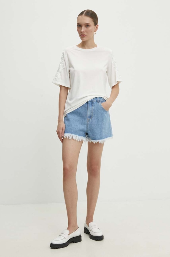 Jeans kratke hlače Answear.LAB 3501.fjs modra WW24