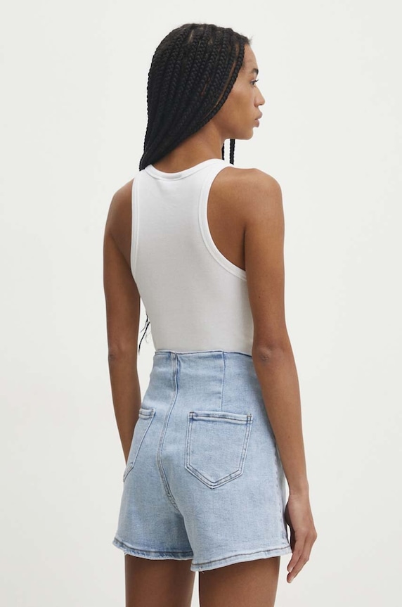 Îmbrăcăminte Answear Lab pantaloni scurti jeans YJ7055.HWK albastru