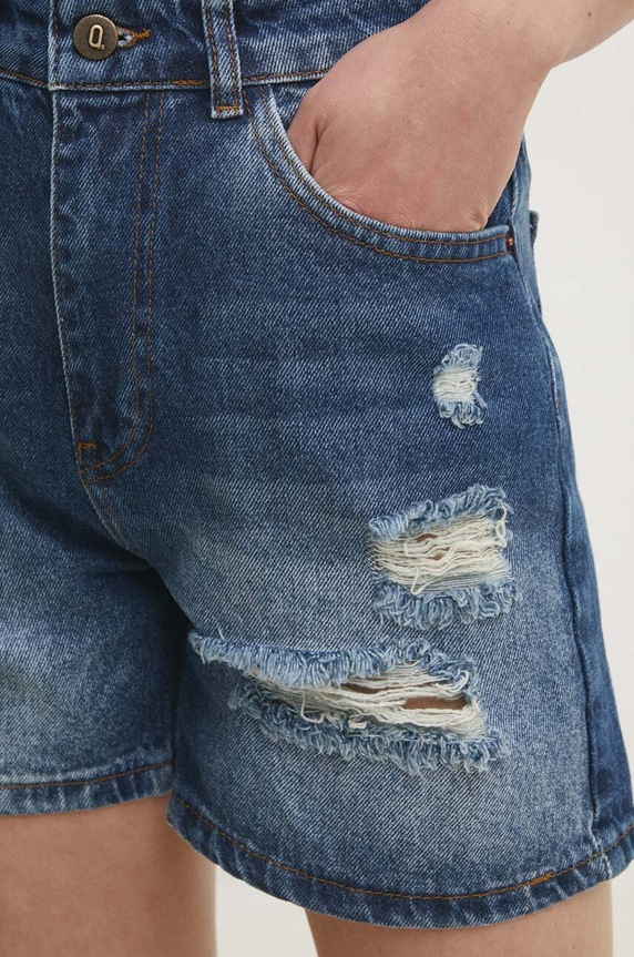 Jeans kratke hlače Answear.LAB mornarsko modra 23339.TJS