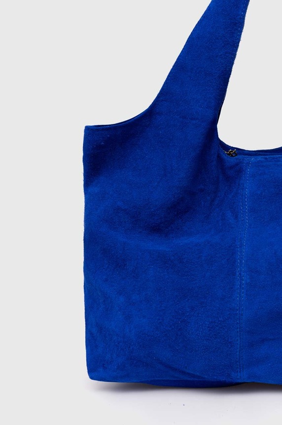 Doplňky Semišová kabelka Answear.LAB 766.HKK námořnická modř