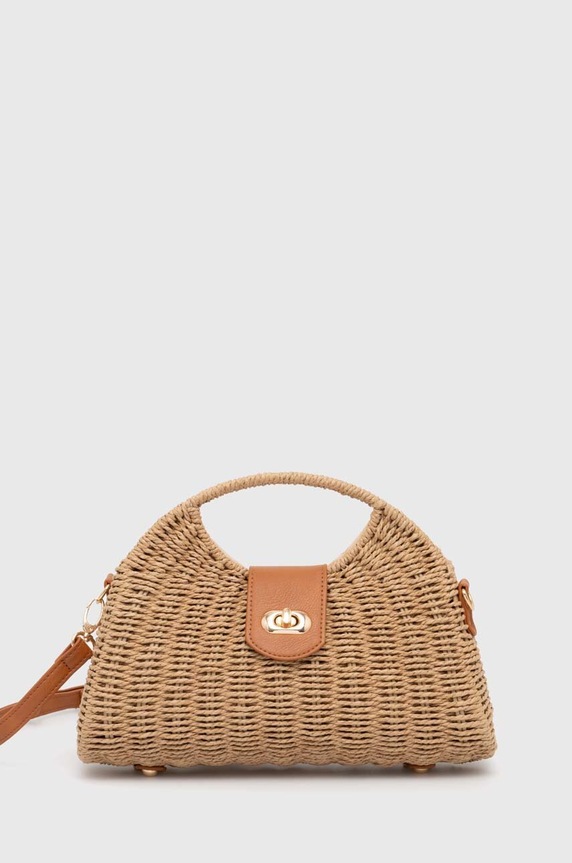 Answear.LAB torebka nie mieści A4 brązowy 20301.cdb