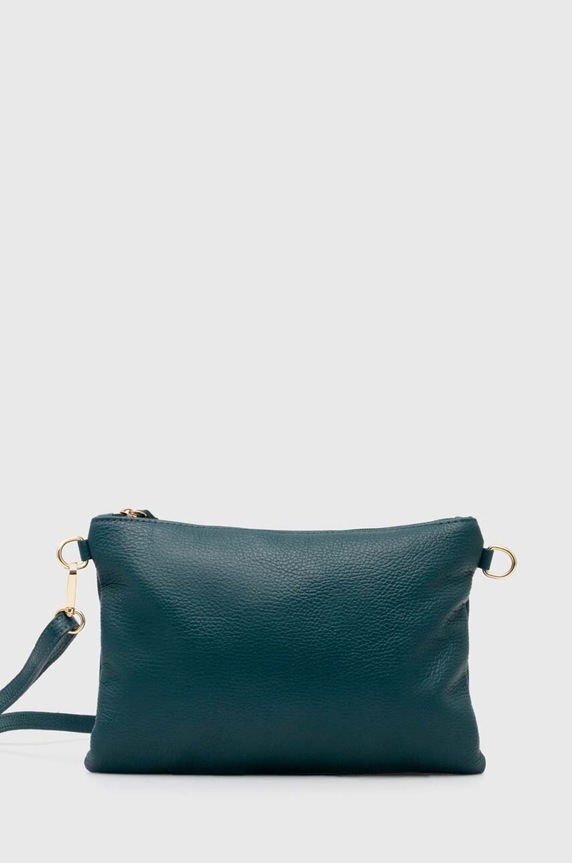 Answear.LAB torebka skórzana zielony 745.HWK