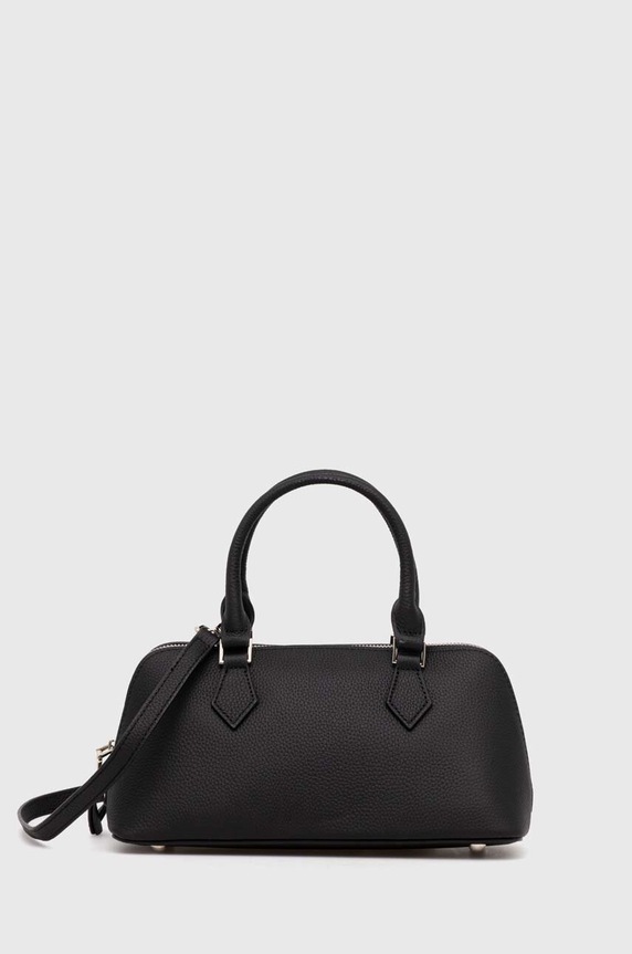 Δερμάτινη τσάντα Answear.LAB λείο δέρμα μαύρο 4261.cdb