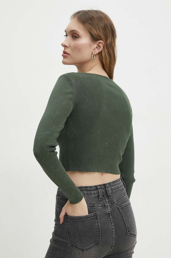 Îmbrăcăminte Answear Lab longsleeve 10510.td verde