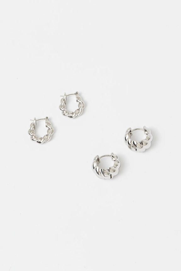 Answear Lab cercei 2-pack 2-pack argintiu 1135.CMS