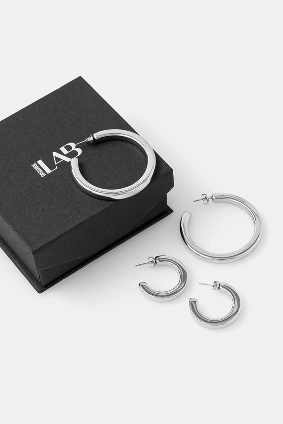 Accesorii Answear Lab cercei 2-pack D5724.D5722.hms argintiu