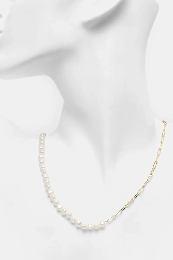 Accesorii Answear Lab colier de argint PSPP1/3C.hos aur
