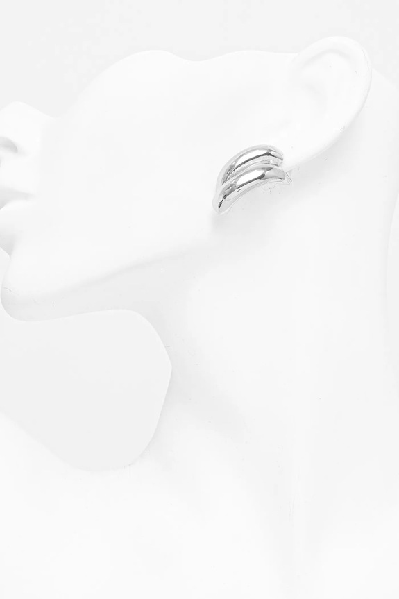 Dodaci Naušnice Answear.LAB no.8.ios srebrna