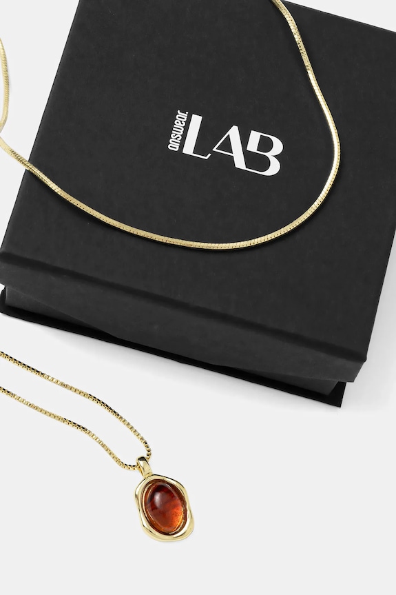 Dodaci Ogrlice Answear.LAB 2-pack 1358.cjk zlatna